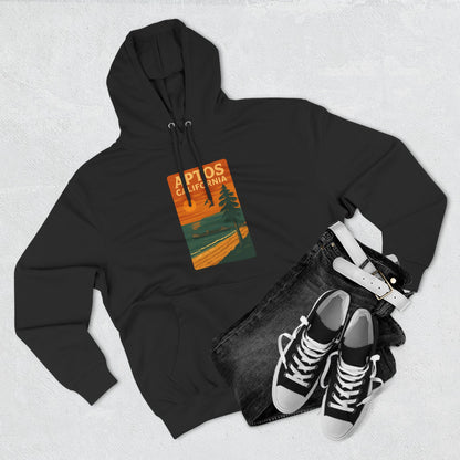 Aptos California Sunset Unisex - Pull-Over Cotton Blend Fleece Hoodie