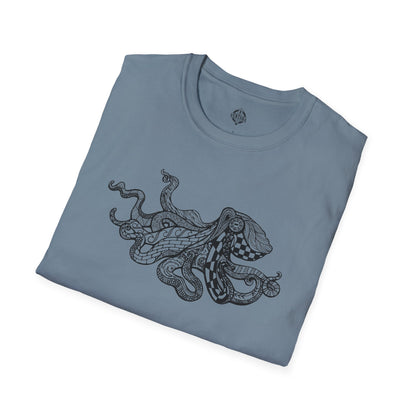 Ventangle Octopus Unisex - Soft Style U.S. Cotton T-Shirt