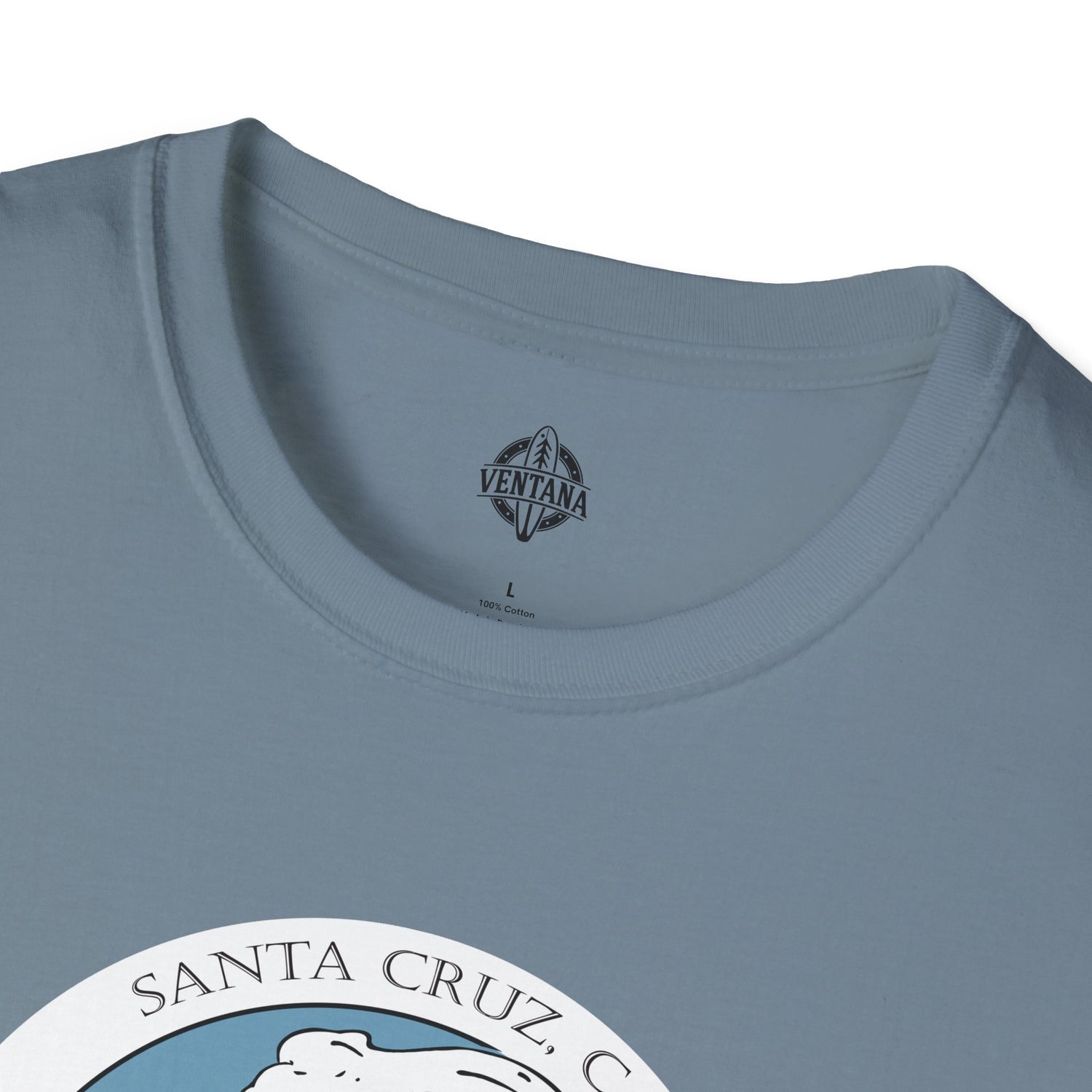 Surf with Otter 841 by Thiago Bianchini Unisex - Soft Style U.S. Cotton T-Shirt