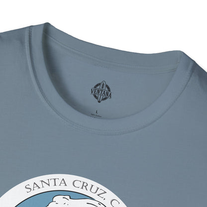 Surf with Otter 841 by Thiago Bianchini Unisex - Soft Style U.S. Cotton T-Shirt