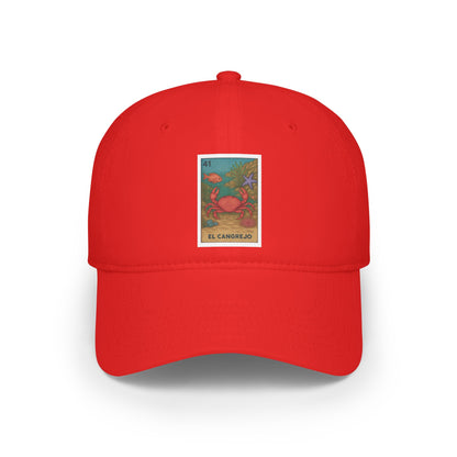 Crab Lotería Unisex - 100% Cotton Baseball Cap (El Cangrejo)
