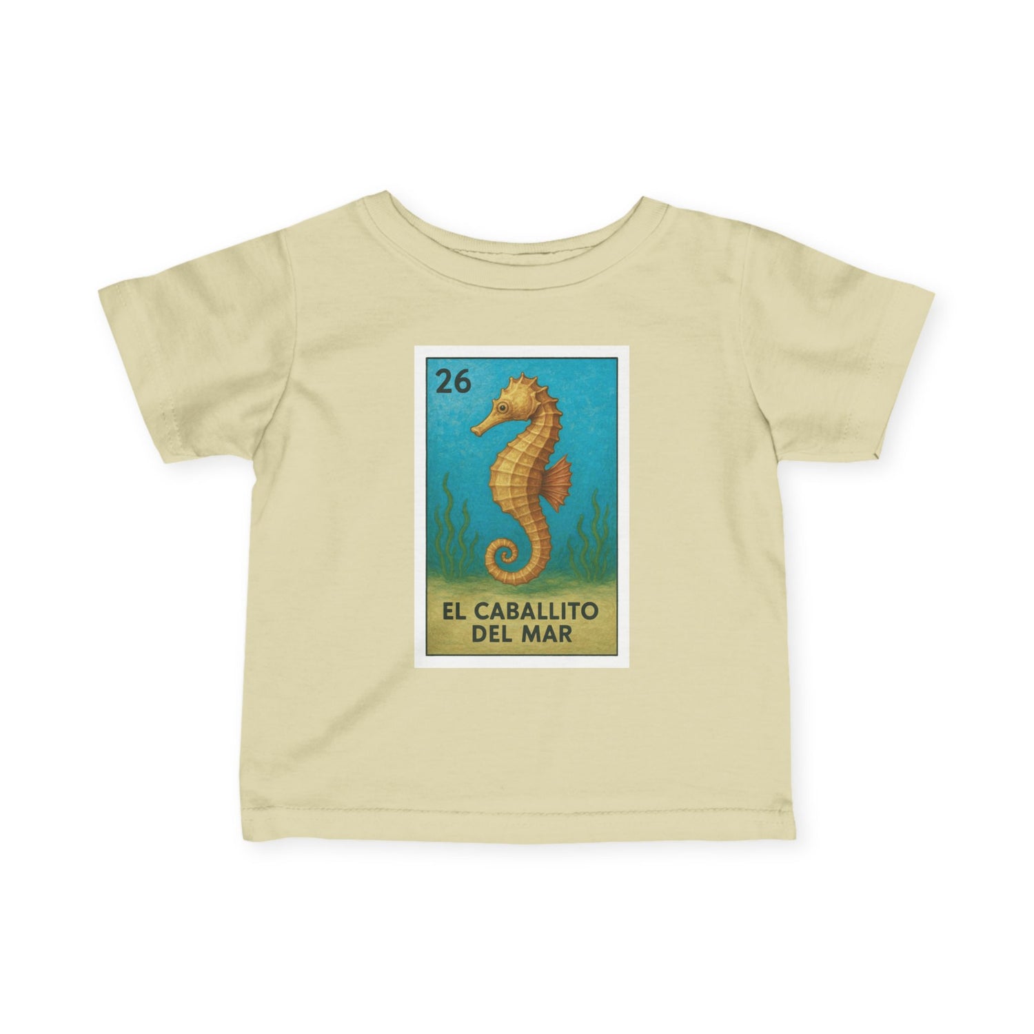 Seahorse Lotería - Infant 100% Cotton T-Shirt (La Orca)