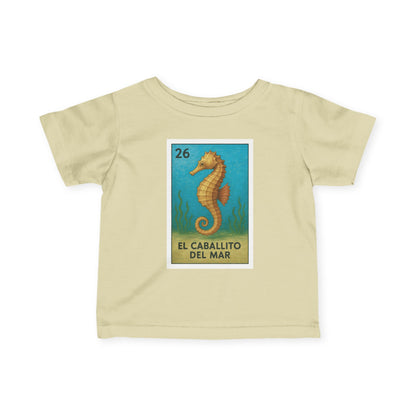 Seahorse Lotería - Infant 100% Cotton T-Shirt (La Orca)