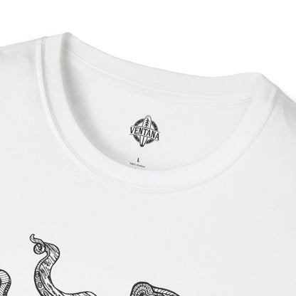 Ventangle Octopus Unisex - Soft Style U.S. Cotton T-Shirt