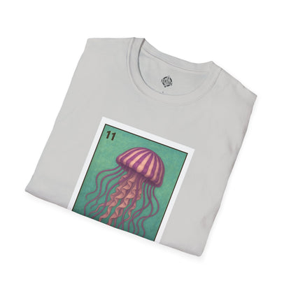 Sea Jelly Lotería Unisex - Soft Style U.S. Cotton T-Shirt (La Medusa)