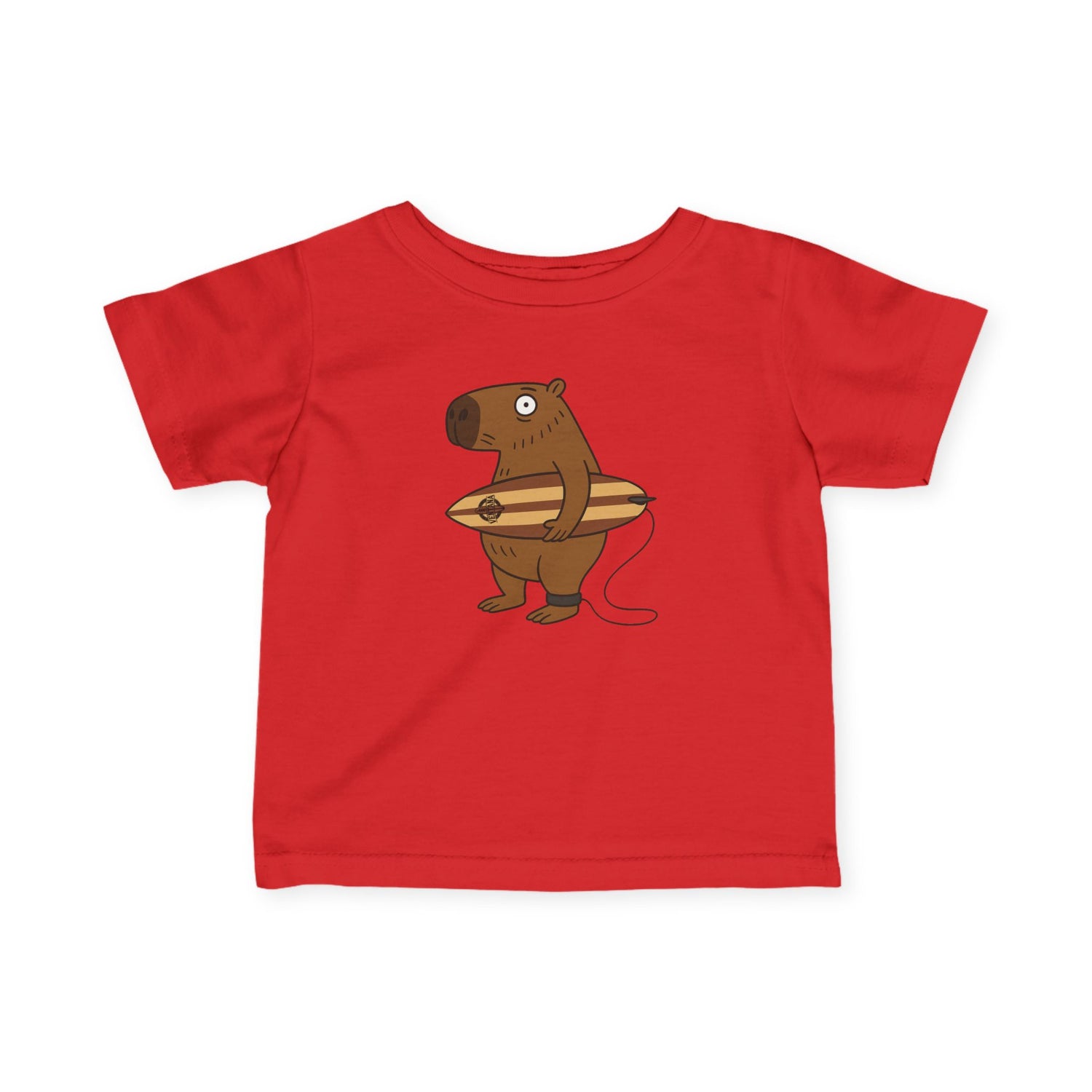 Capybara Surfer - Infant 100% Cotton T-Shirt