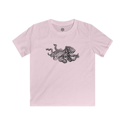 Ventangle Octopus Kids - Soft Style U.S. Cotton T-Shirt
