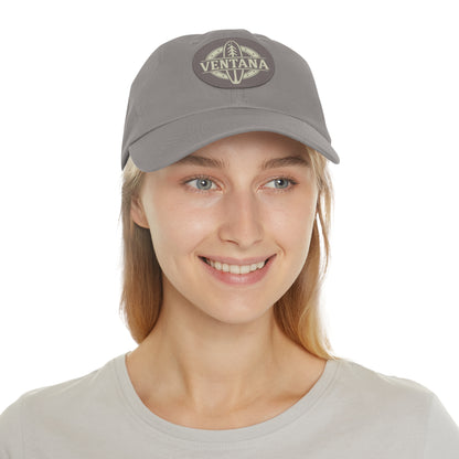 Ventana Treefish Logo Vegan Leather Patch Hat