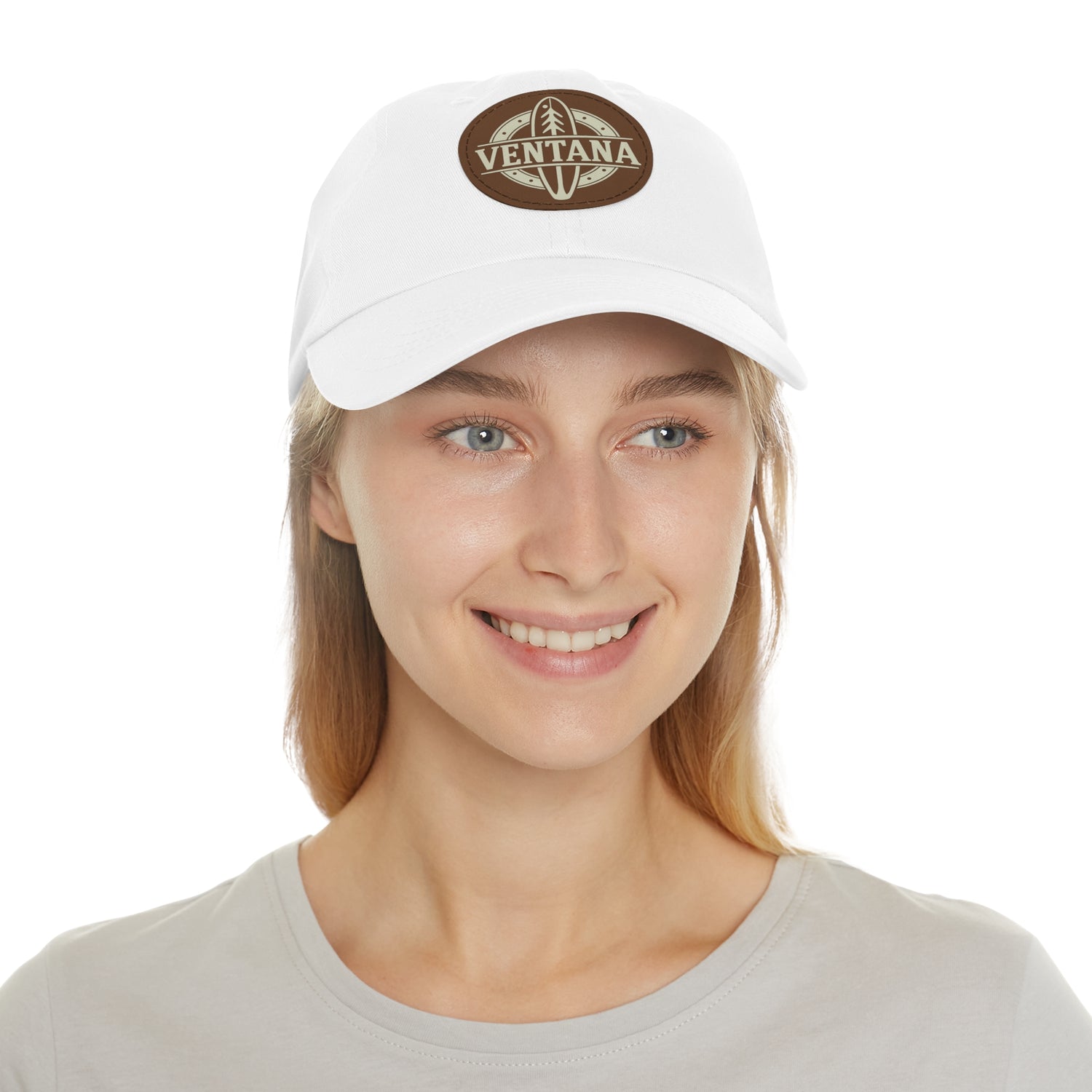 Ventana Treefish Logo Vegan Leather Patch Hat