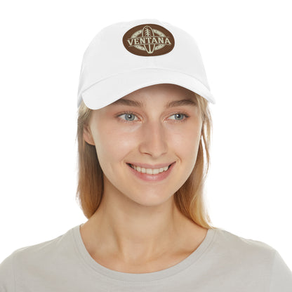 Ventana Treefish Logo Vegan Leather Patch Hat