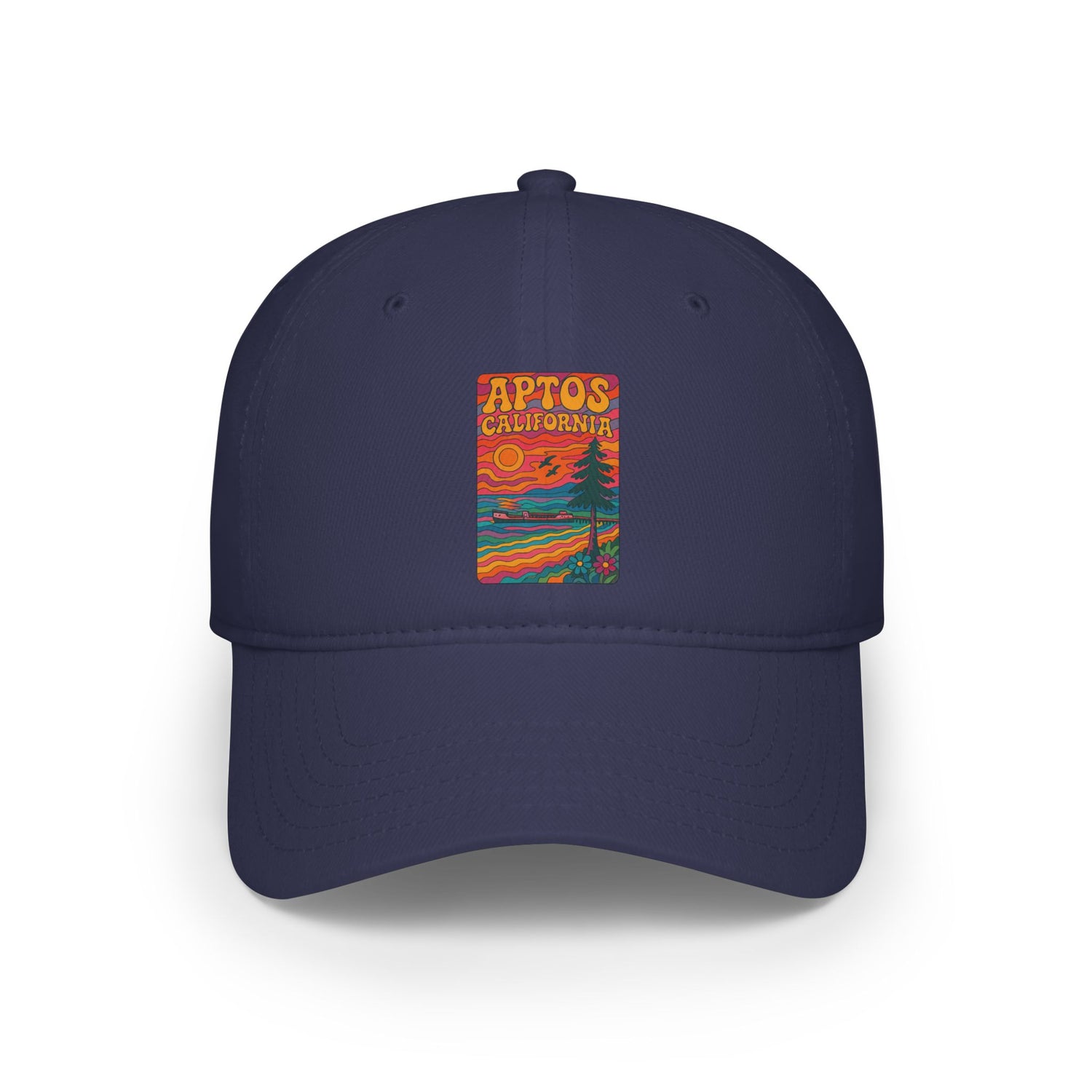 Aptos California Psychedelic - 100% Cotton Baseball Cap