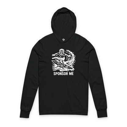 Sponsor Me Unisex - Cotton Hooded Long Sleeve Hooded T-Shirt