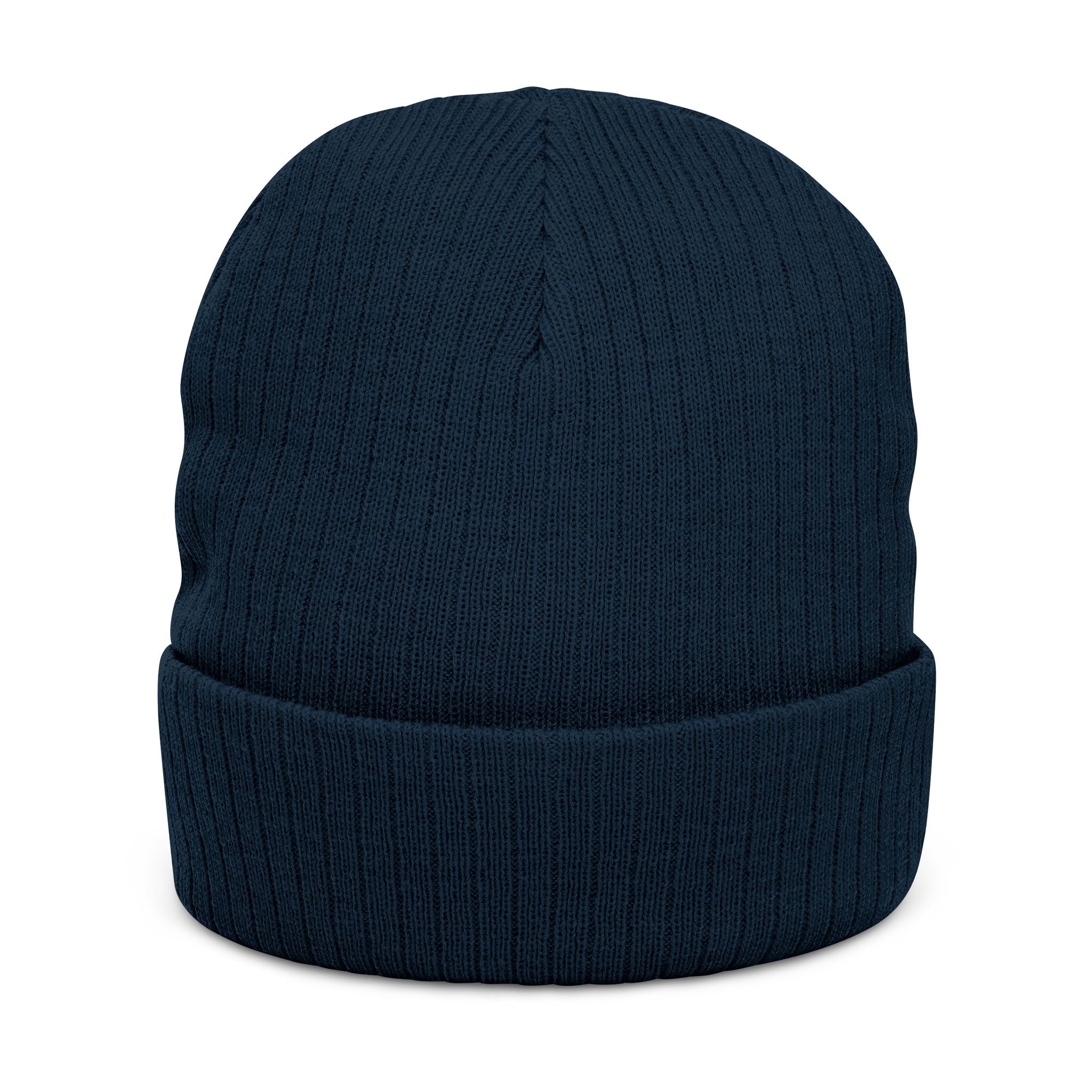 Aptos Junior High Surf Team - Embroidered Unisex Ribbed Knit Beanie with Recycled Polyester