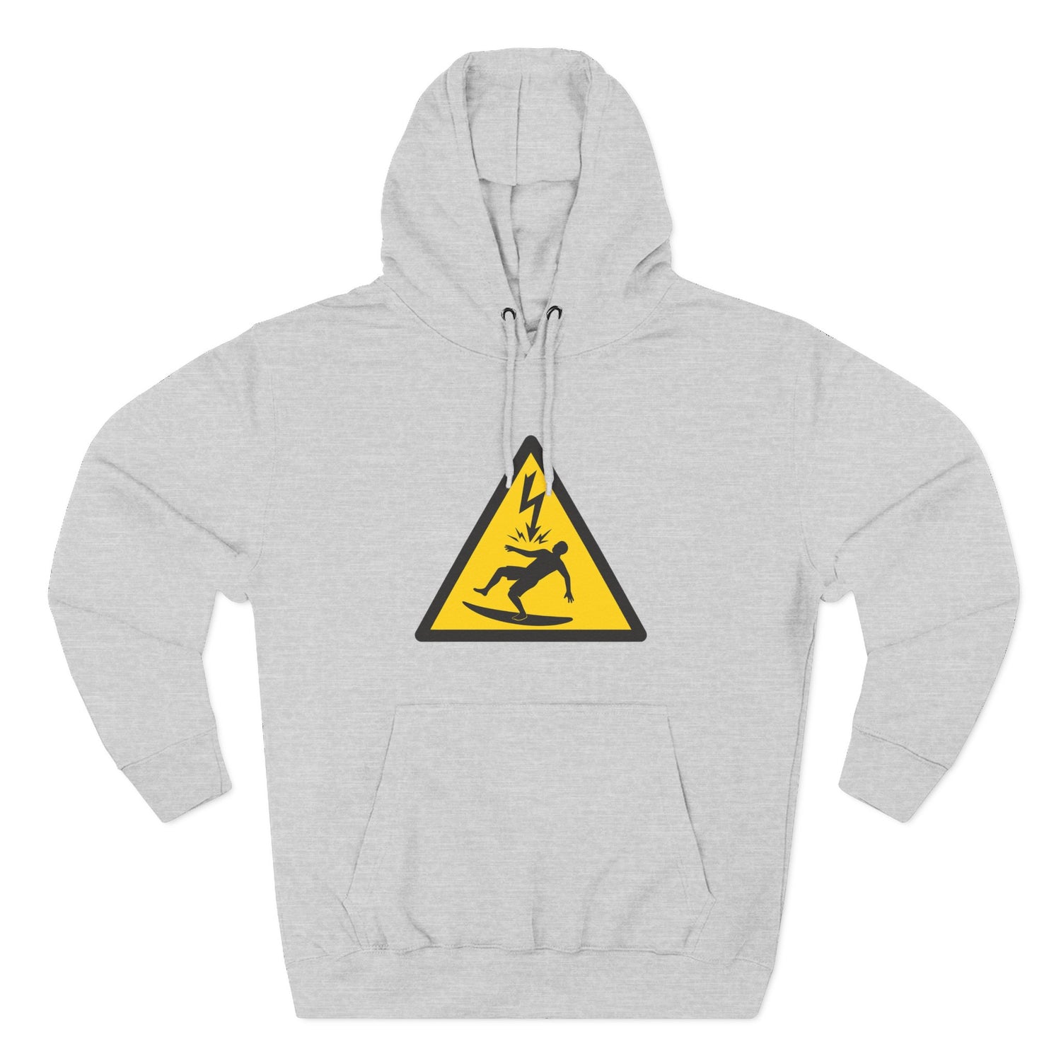 Electric Surfer Unisex - Pull-Over Cotton Blend Fleece Hoodie