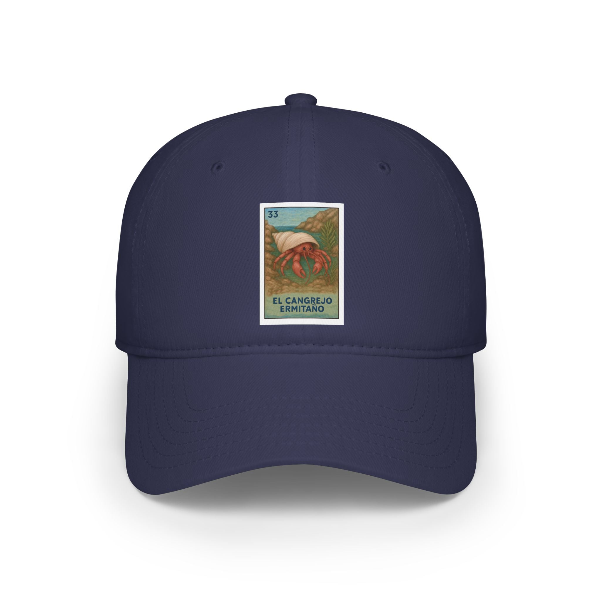 Hermit Crab Lotería Unisex - 100% Cotton Baseball Cap (El Cangrejo Ermitaño)
