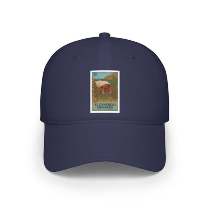 Hermit Crab Lotería Unisex - 100% Cotton Baseball Cap (El Cangrejo Ermitaño)