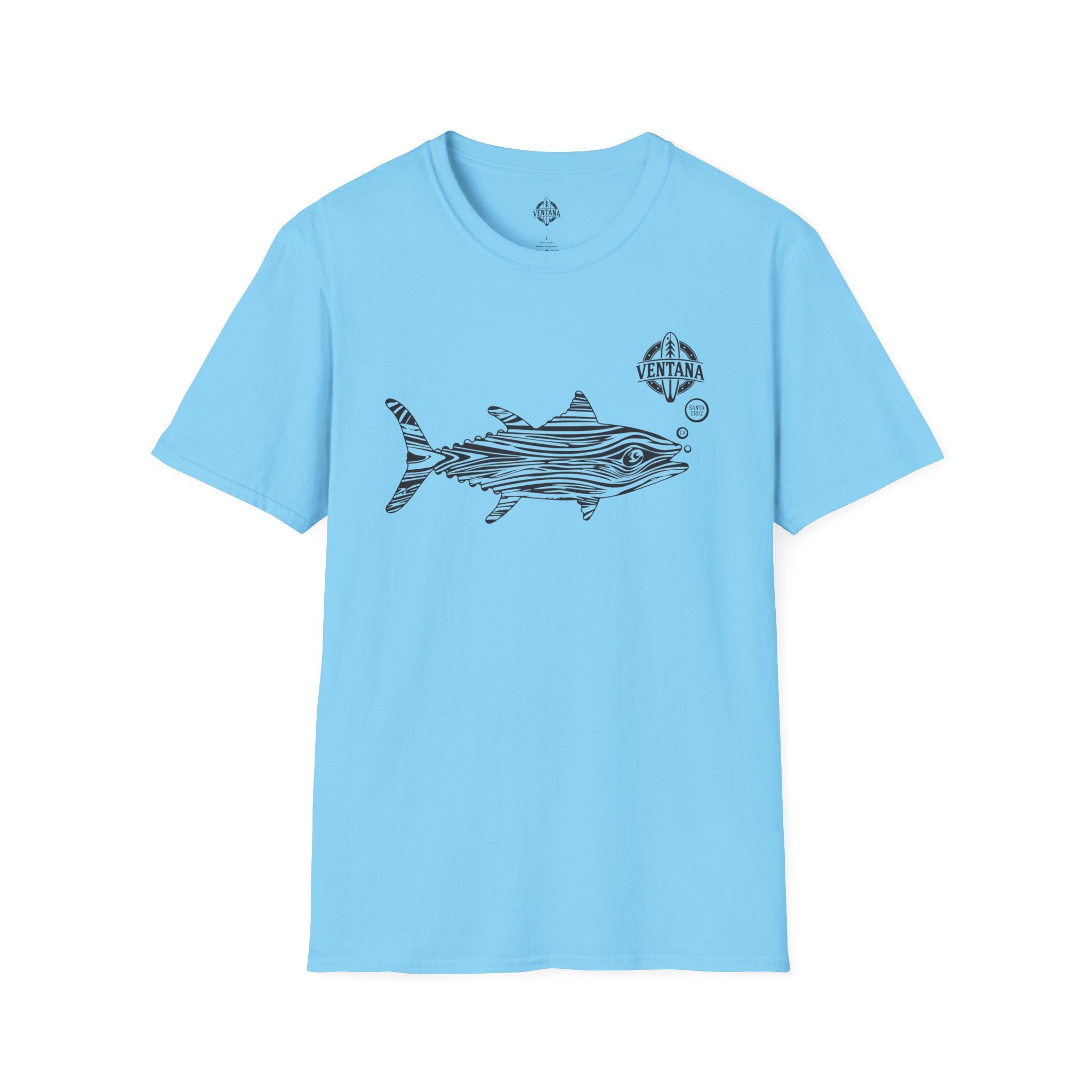 Ventana Wooden Tuna Unisex - Soft Style U.S. Cotton T-Shirt