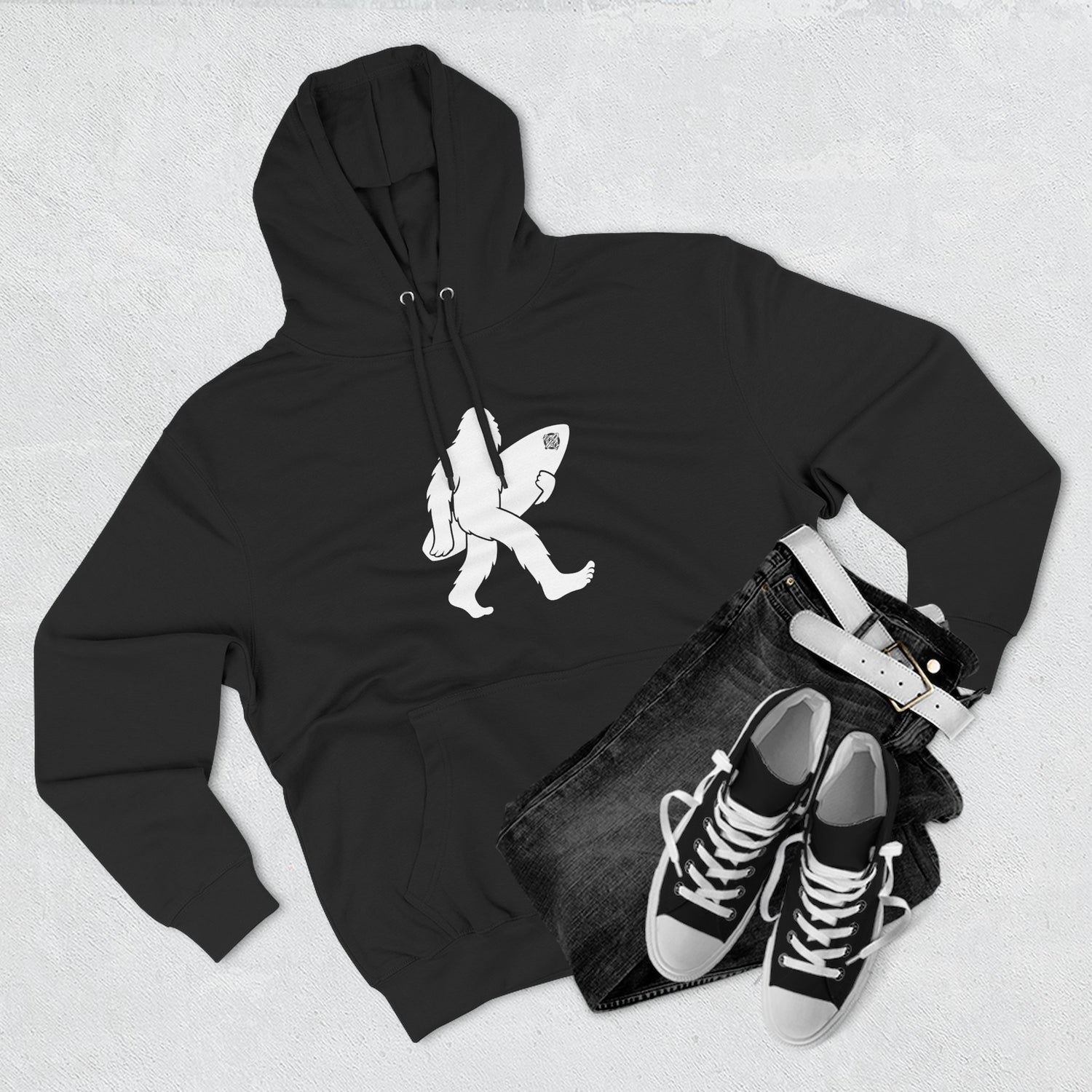 Ventana Surfsquatch Unisex - Pull-Over Cotton Blend Fleece Hoodie