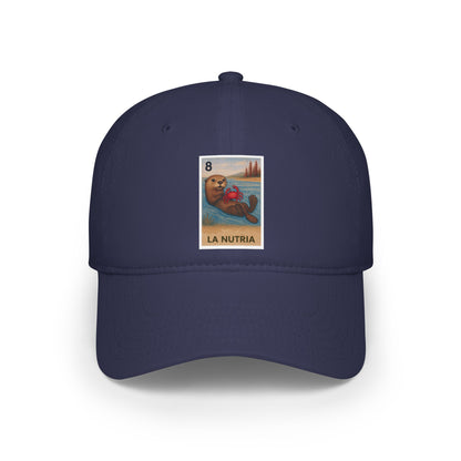 Sea Otter Lotería Unisex - 100% Cotton Baseball Cap (La Nutria)
