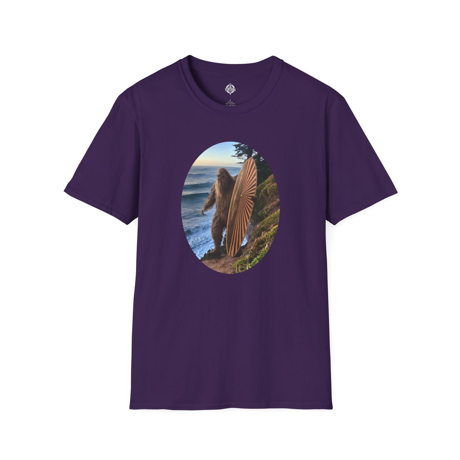 Ventana Real Surfsquatch Unisex - U.S. Cotton T-Shirt