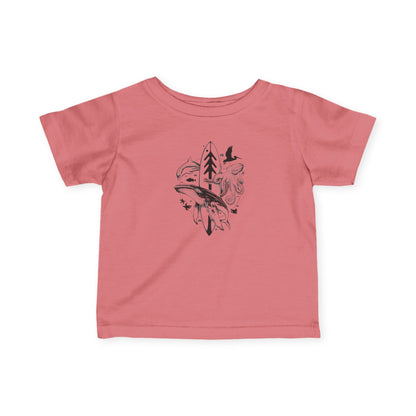Ventana Monterey Bay by Thiago Bianchini - Infant 100% Cotton T-Shirt