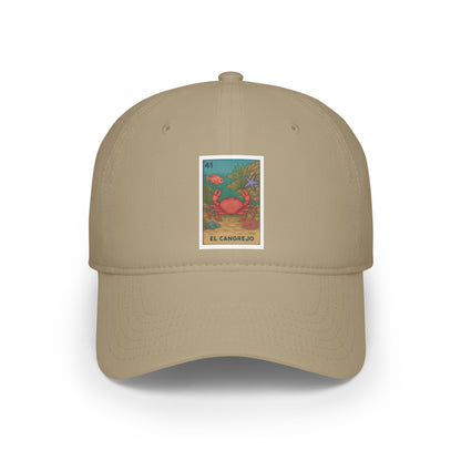 Crab Lotería Unisex - 100% Cotton Baseball Cap (El Cangrejo)