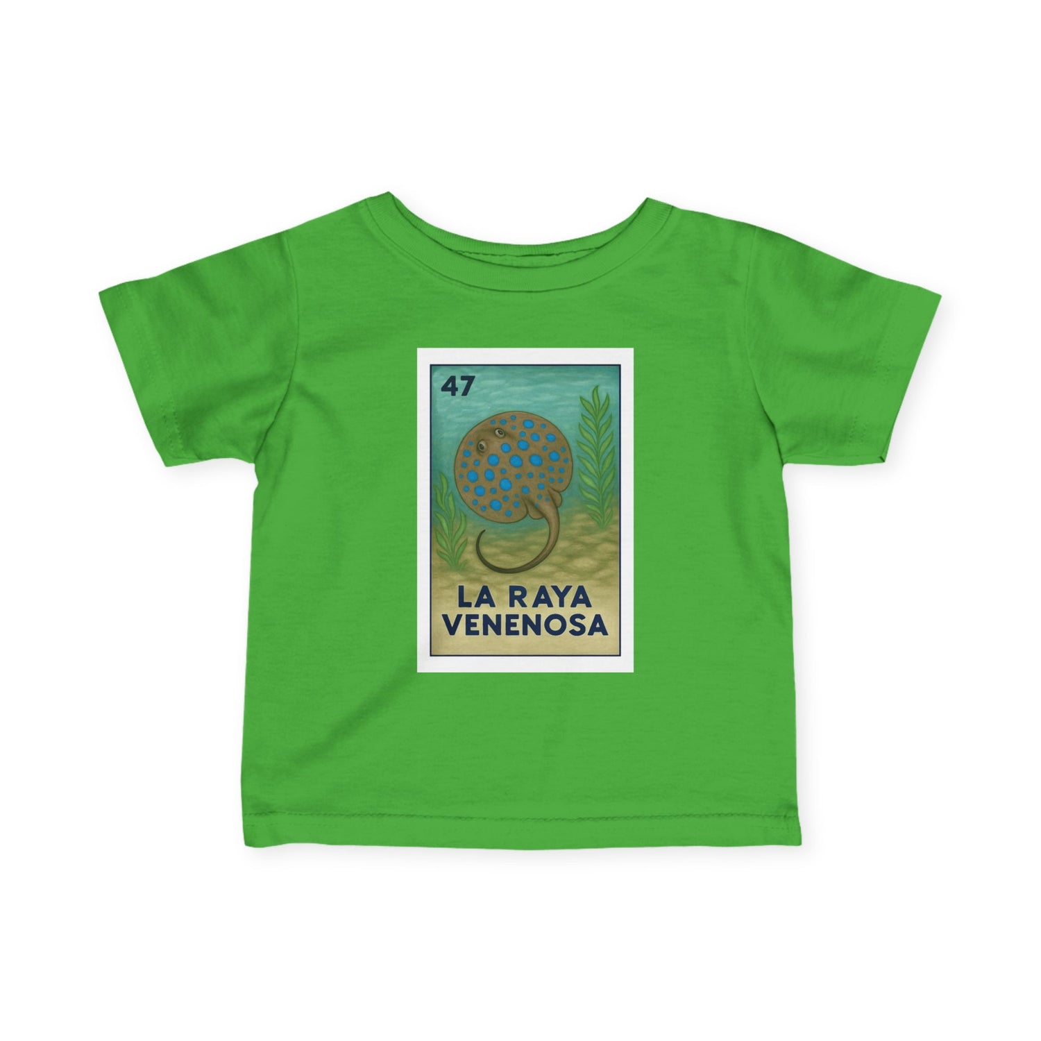 Stingray Lotería - Infant 100% Cotton T-Shirt (La Orca)