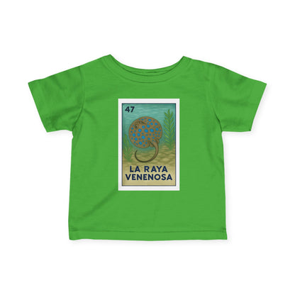 Stingray Lotería - Infant 100% Cotton T-Shirt (La Orca)