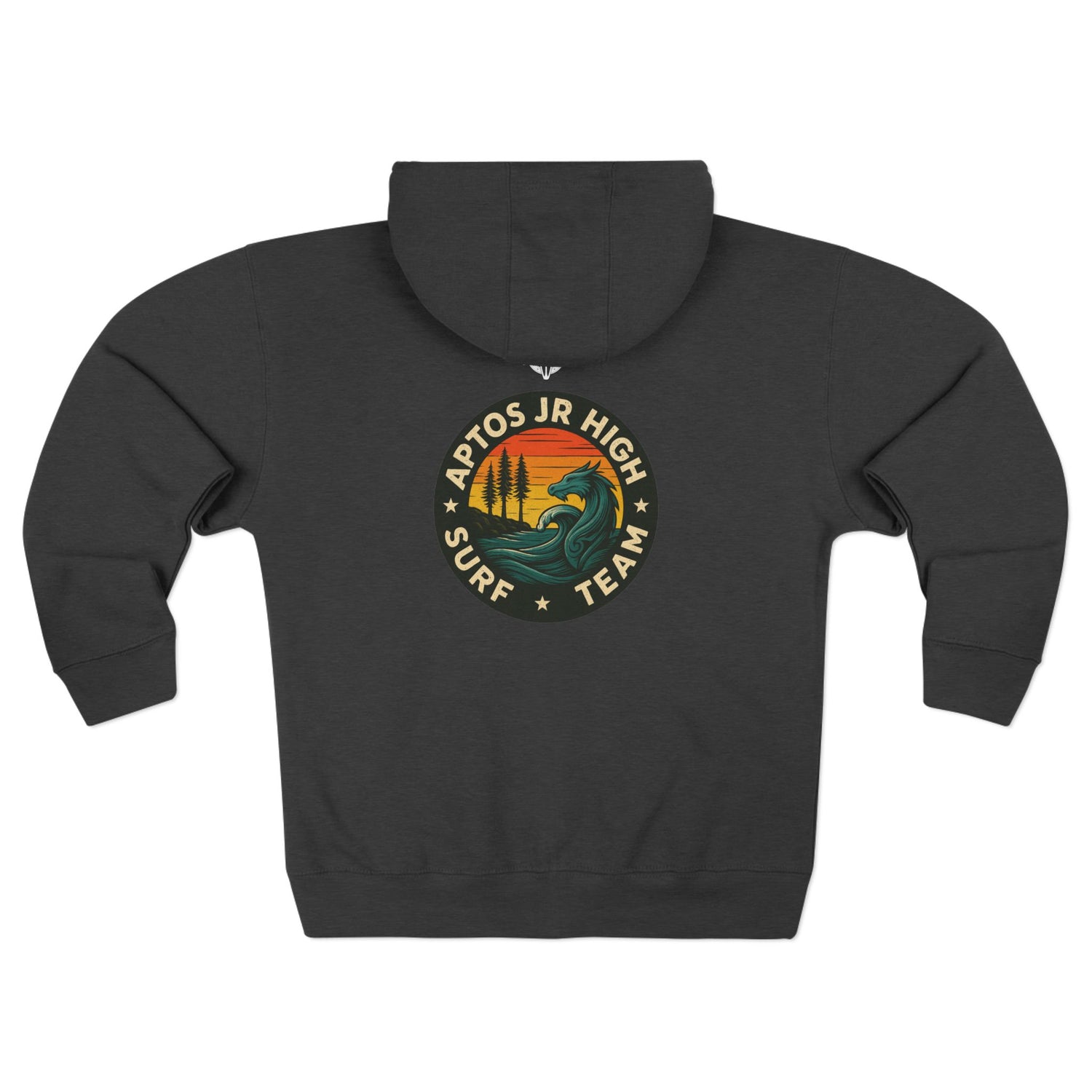 Aptos Junior High Surf Team Unisex - Zip Cotton Blend Fleece Hoodie
