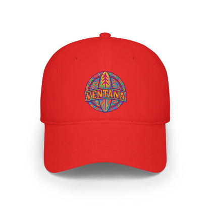 Ventana Psychedelic Treefish Logo - 100% Cotton Baseball Cap