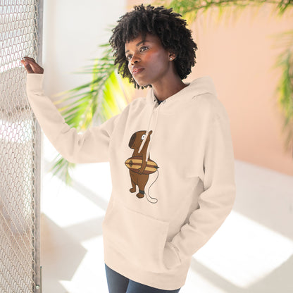 Capybara Surfer Unisex - Pull-Over Cotton Blend Fleece Hoodie