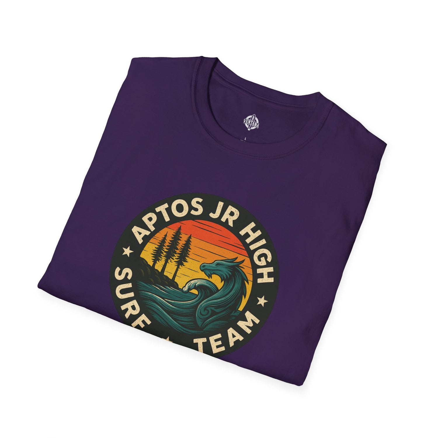 Aptos Junior High Surf Team Unisex - U.S. Cotton T-Shirt