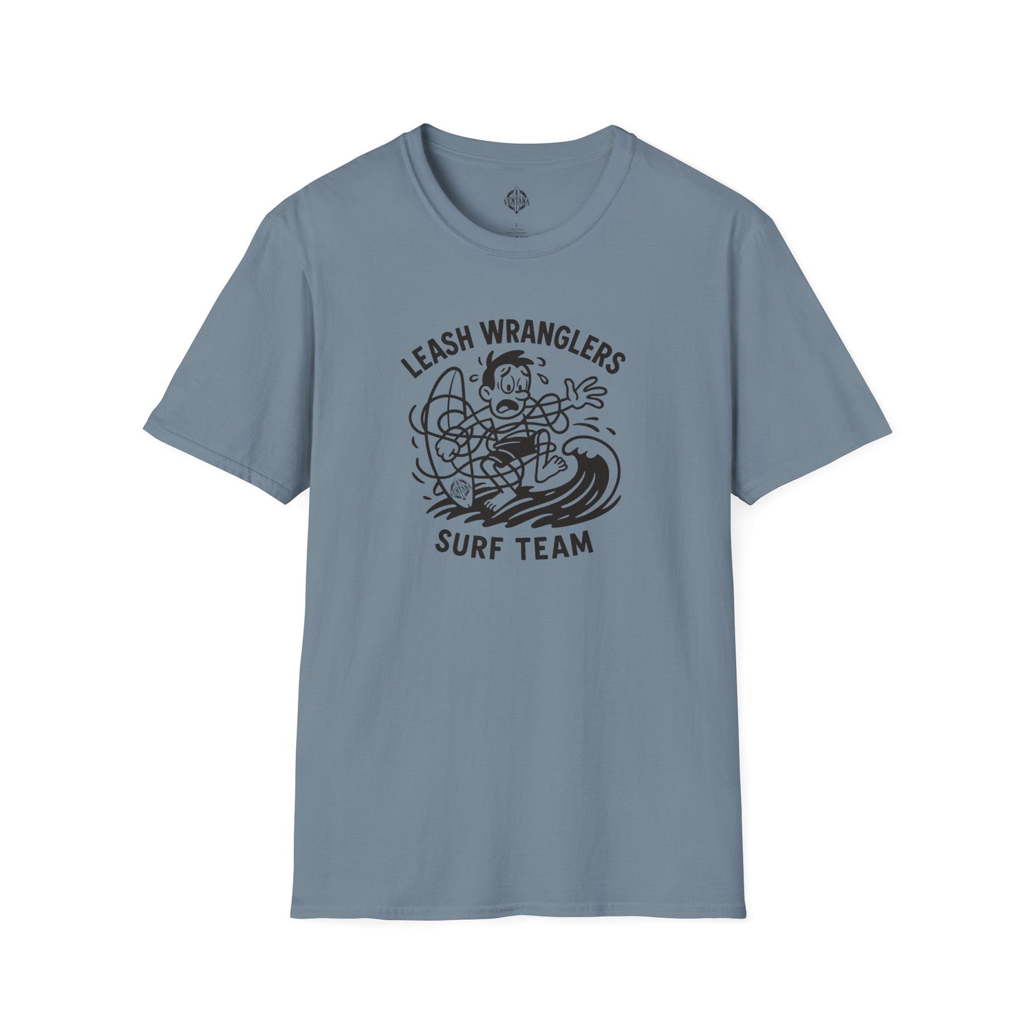 Leash Wranglers Surf Team Unisex - Soft Style U.S. Cotton T-Shirt