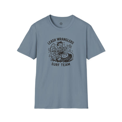Leash Wranglers Surf Team Unisex - Soft Style U.S. Cotton T-Shirt