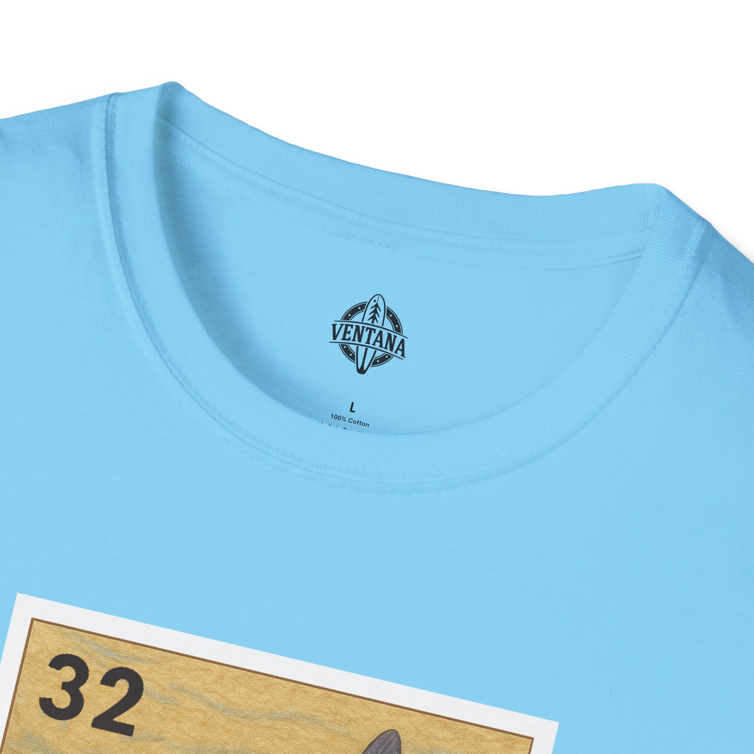 Sunfish Lotería Unisex - Soft Style U.S. Cotton T-Shirt (El Pez Luna)