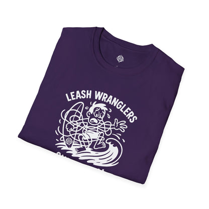 Leash Wranglers Surf Team Unisex - Soft Style U.S. Cotton T-Shirt