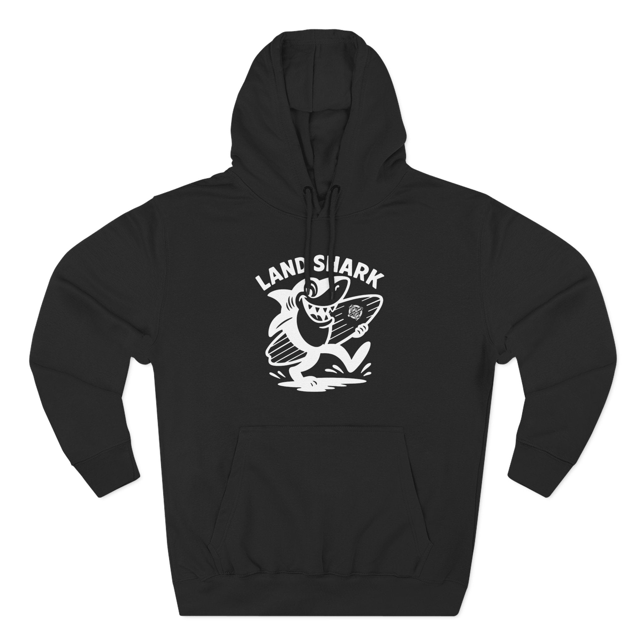 Land Shark Unisex - Pull-Over Cotton Blend Fleece Hoodie