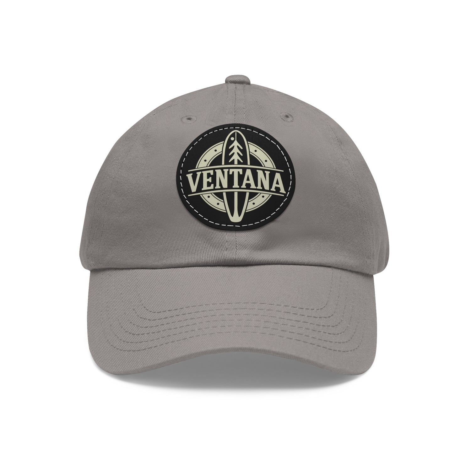 Ventana Treefish Logo Vegan Leather Patch Hat