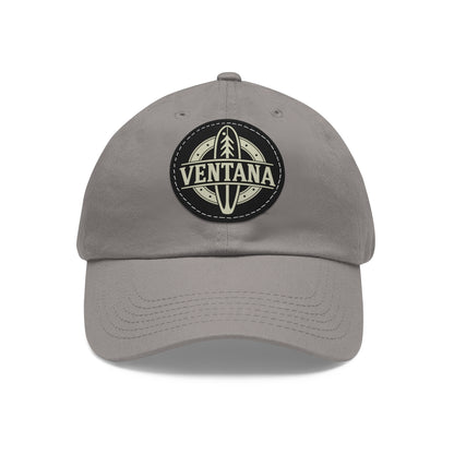 Ventana Treefish Logo Vegan Leather Patch Hat
