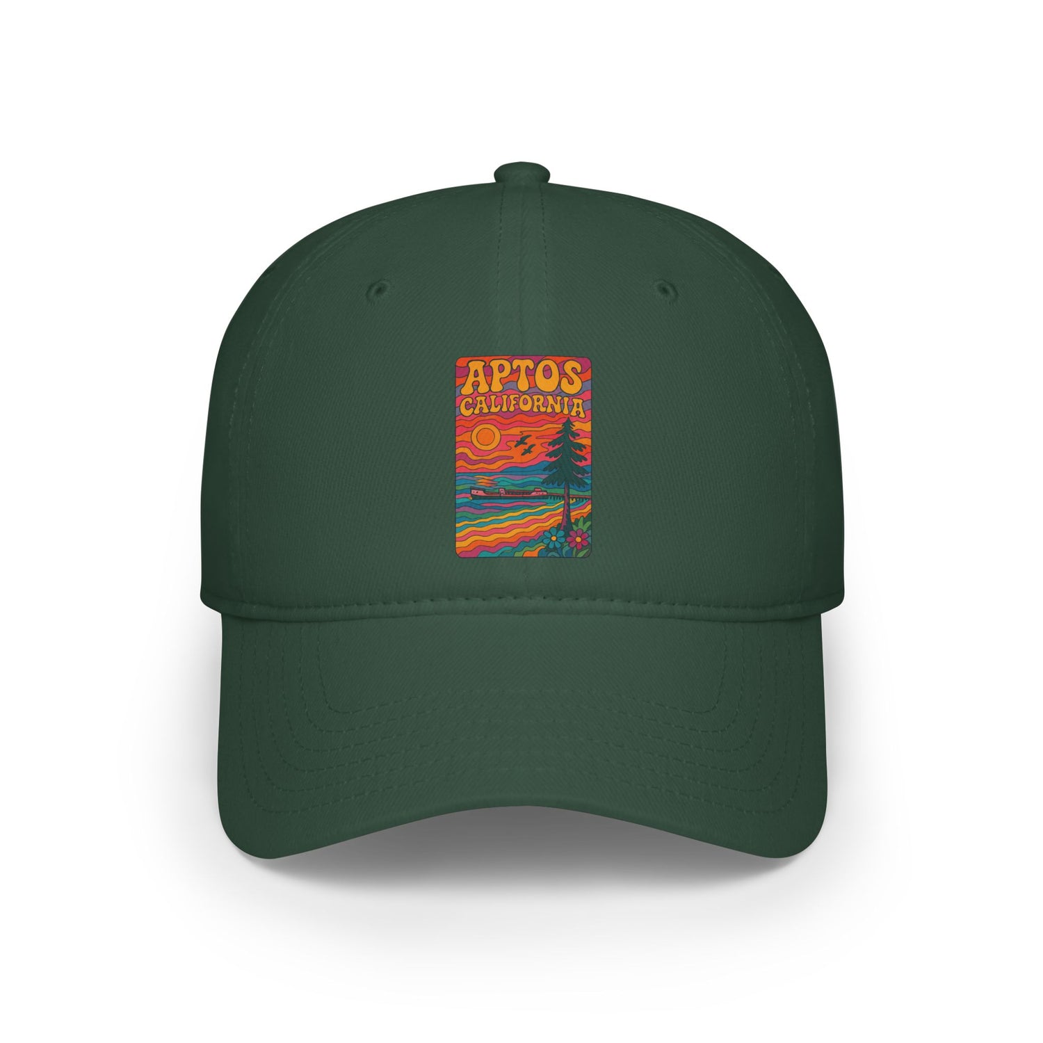 Aptos California Psychedelic - 100% Cotton Baseball Cap