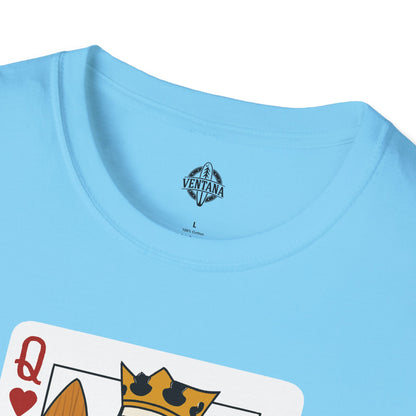 Queen of Hearts Surfer Unisex - U.S. Cotton T-Shirt