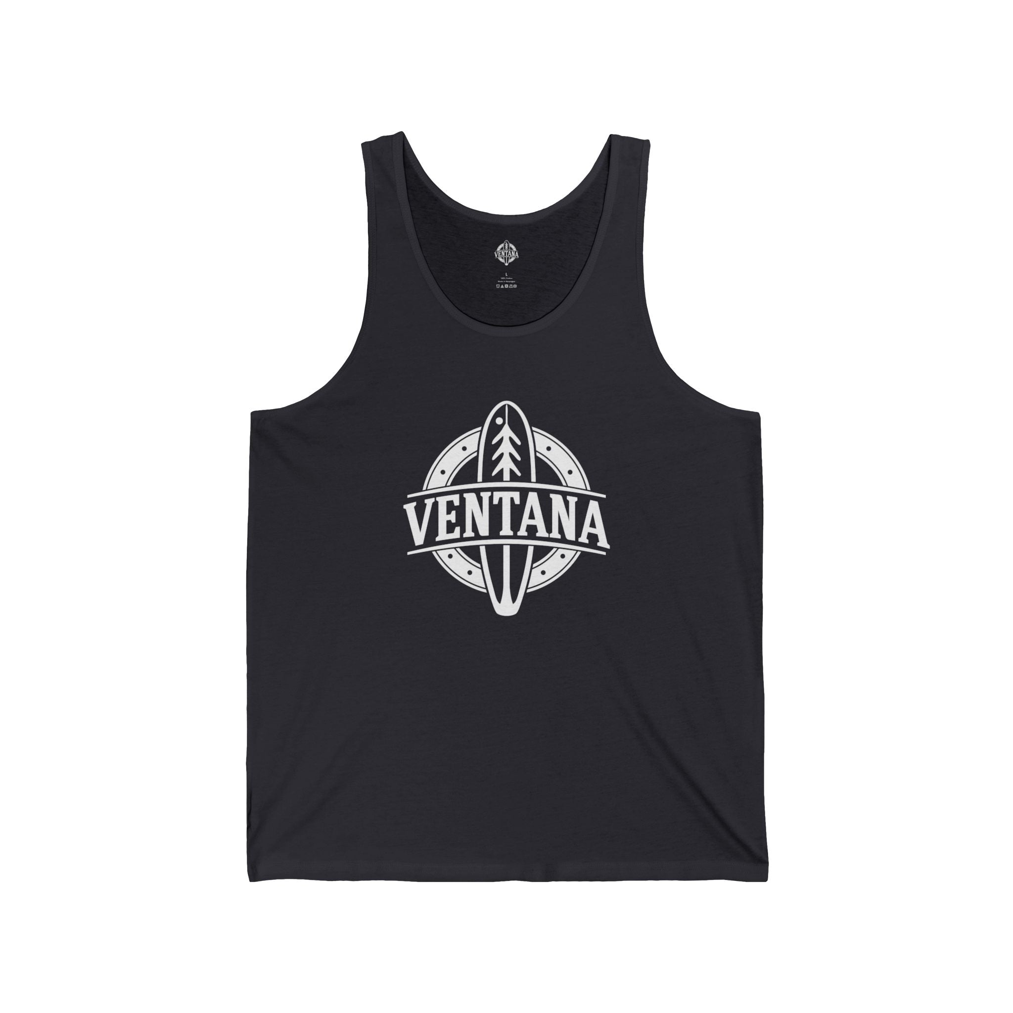Ventana Treefish Logo - Cotton Jersey Tank Top Unisex