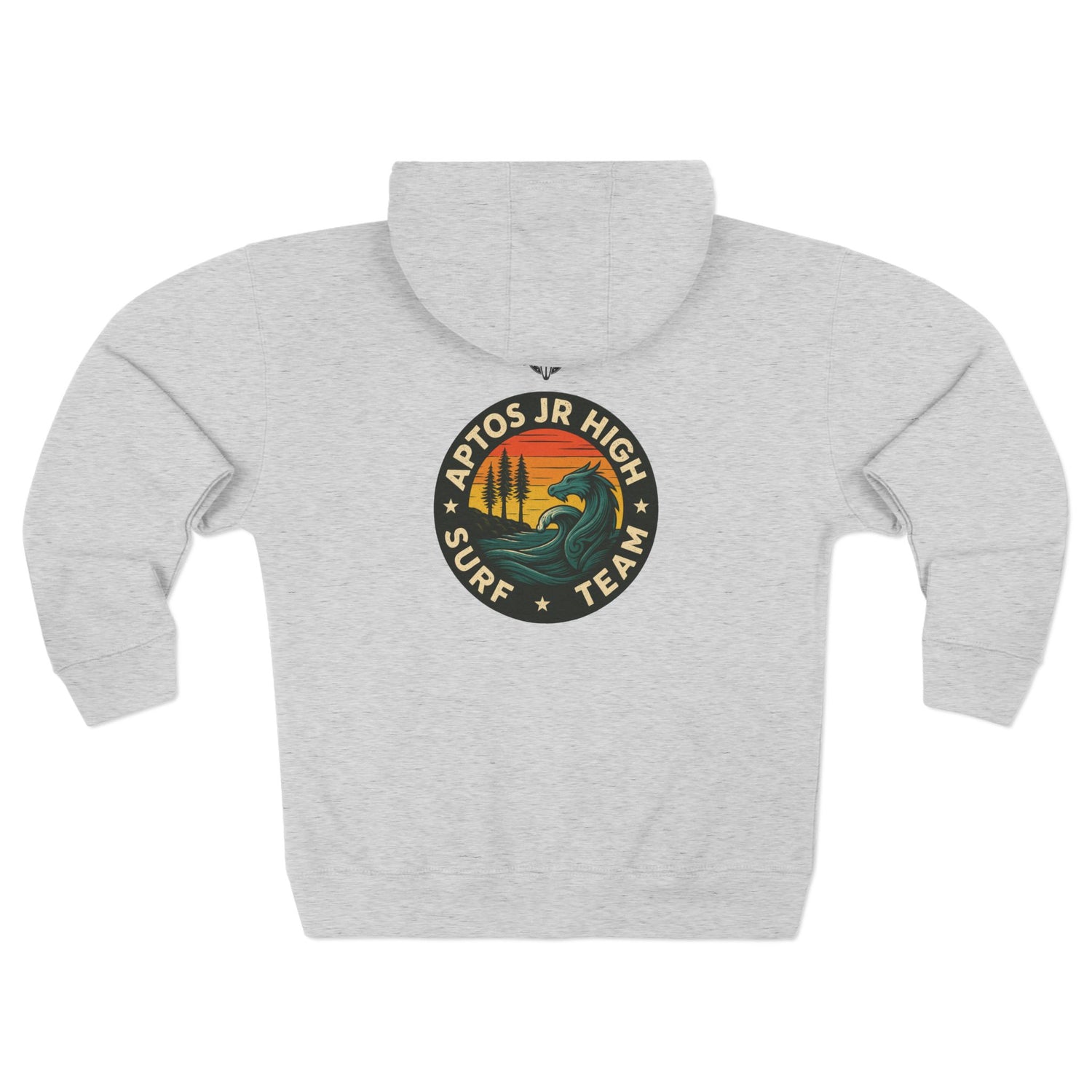 Aptos Junior High Surf Team Unisex - Zip Cotton Blend Fleece Hoodie