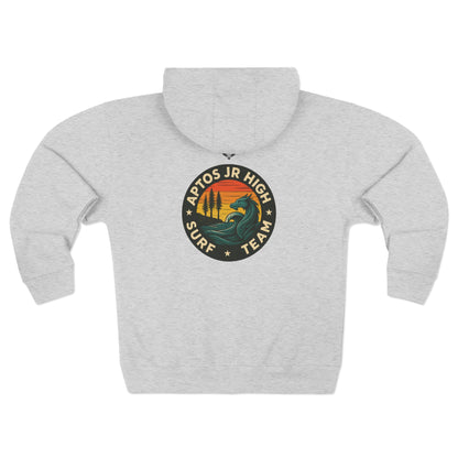 Aptos Junior High Surf Team Unisex - Zip Cotton Blend Fleece Hoodie