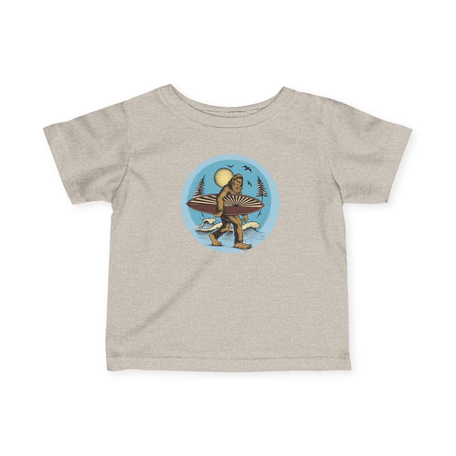 Ventana Surfsquatch by Thiago Bianchini - Infant 100% Cotton T-Shirt
