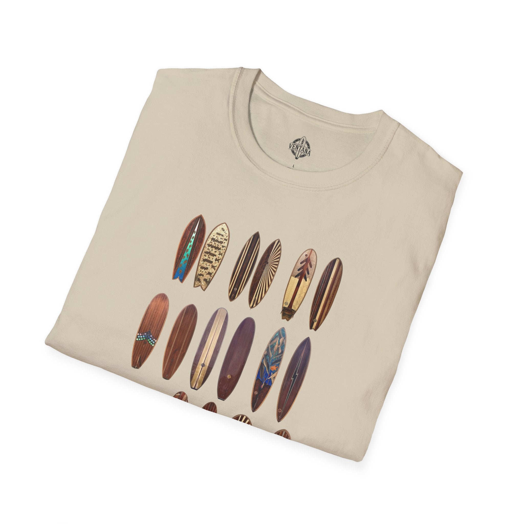 Ventana Wooden Surfboards Unisex - Soft Style U.S. Cotton T-Shirt