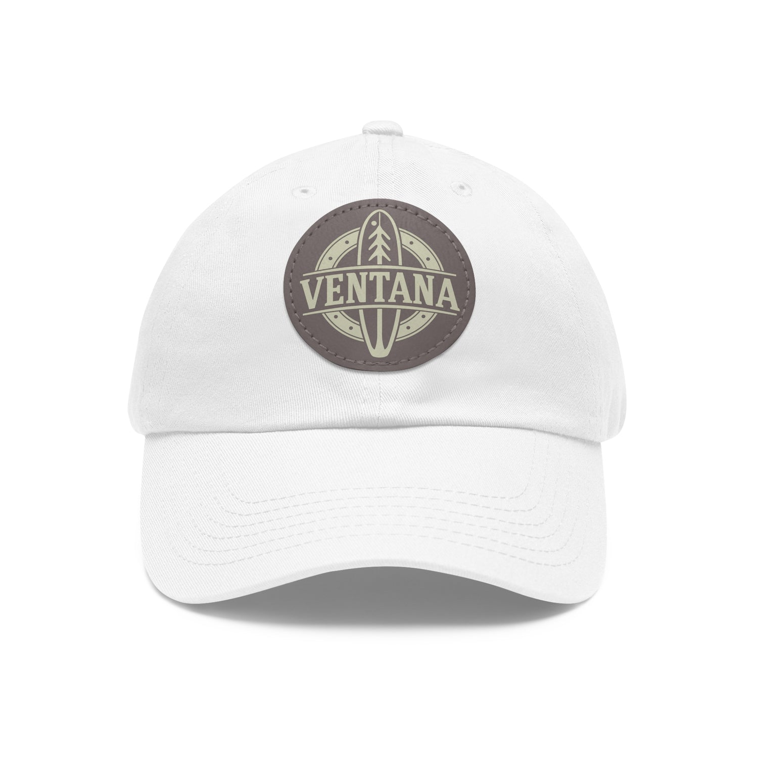 Ventana Treefish Logo Vegan Leather Patch Hat