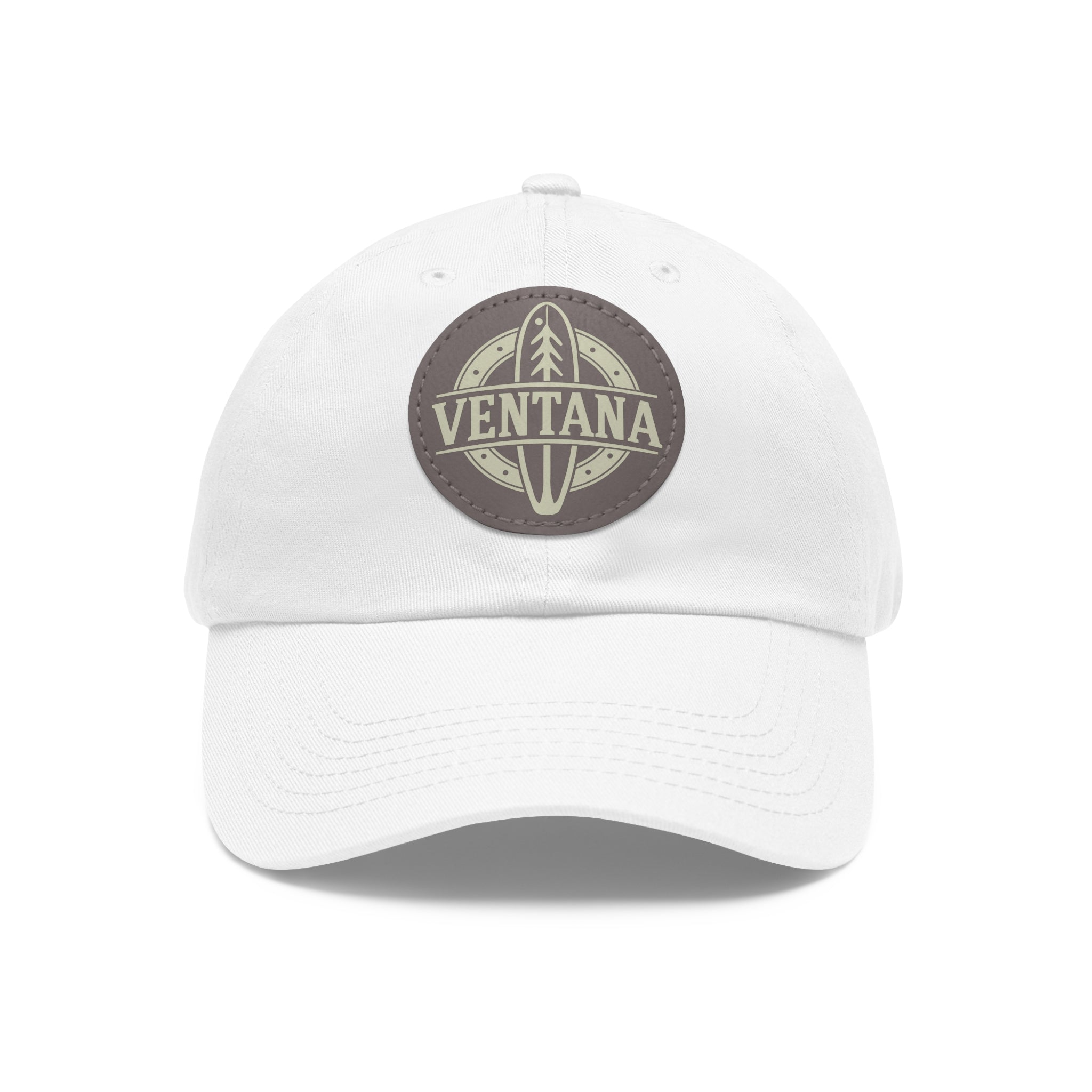 Ventana Treefish Logo Vegan Leather Patch Hat