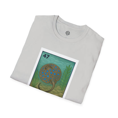 Stingray Lotería Unisex - Soft Style U.S. Cotton T-Shirt (La Raya Venenosa)