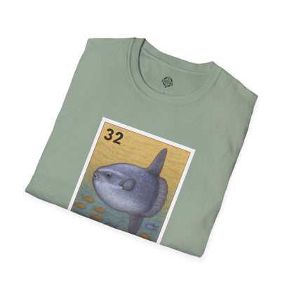 Sunfish Lotería Unisex - Soft Style U.S. Cotton T-Shirt (El Pez Luna)